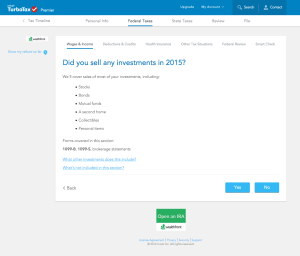 Importing options trades into turbotax
