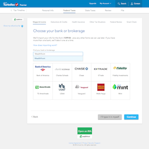 Importing options trades into turbotax